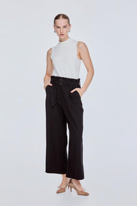 Relaxed Paperbag Trousers