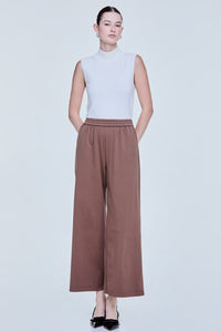 Elasticated Wide Flare Jersey Bottom