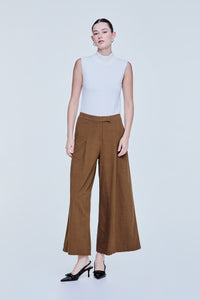 Casual Wide Flare Trousers