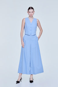 Casual Wide Flare Trousers