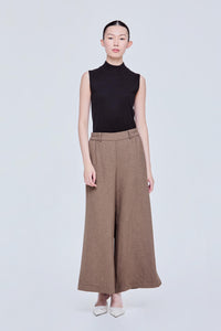 Elasticised Wide Leg Trousers