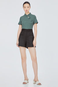 Basic Pleated Shorts
