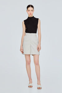 Elasticised Single Button Shorts
