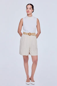 Flare Pleated Shorts