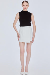 Tailored Wrap Skirt