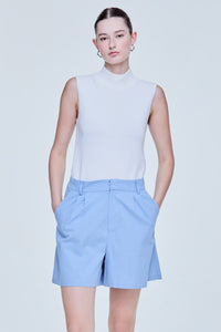 Pleated Casual Shorts