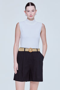 Flare Pleated Shorts