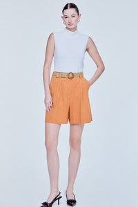 Flare Pleated Shorts
