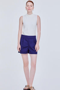 Front Pleats Shorts