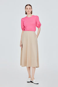 Midi A-Line Skirt