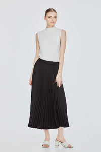 Sunray Pleated Maxi Skirt