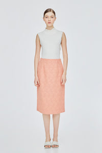 Straight Cut Lace Skirt