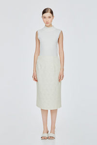 Straight Cut Lace Skirt