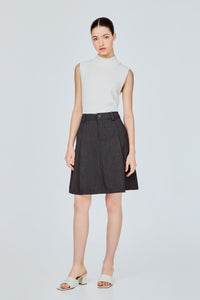 Inverted Pleat Skirt