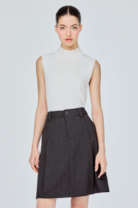 Inverted Pleat Skirt