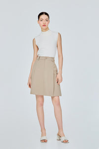 Inverted Pleat Skirt