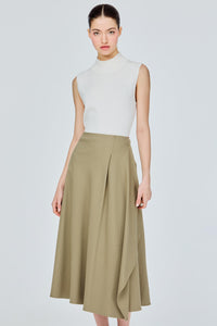 Asymmetrical Drape Skirt