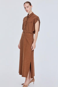 Triple-Slit Skirt