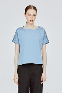 Embroidered Sleeve Blouse