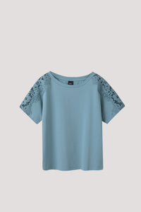 Embroidered Sleeve Blouse