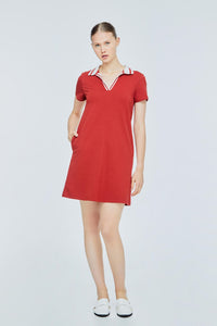 Stripes Collar Dress