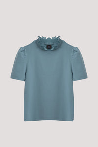 Ruffled Neck Blouse