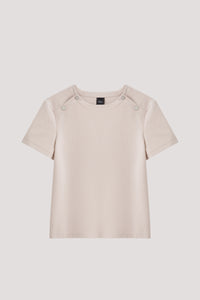 Buttoned Jersey Blouse