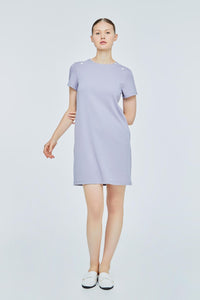 Buttoned Jersey Dress