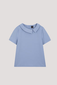 Asymmetrical Peterpan Tee Blouse
