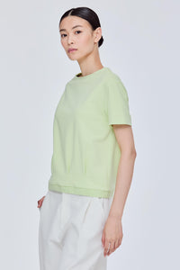 Shoulder Pleat Top