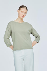 Basic Contrast Blouse