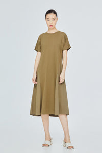 Panelled Jersey Dress