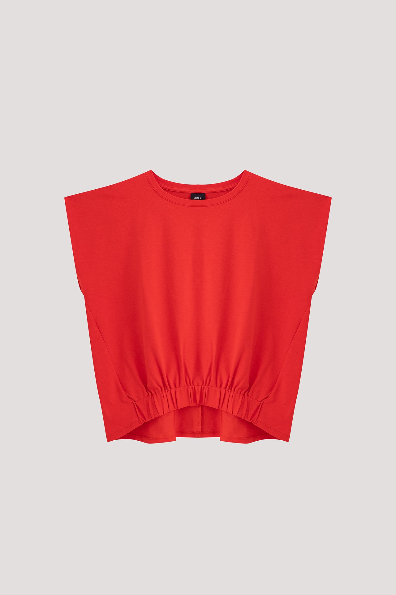 Elasticated Sleeveless Top