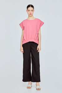 Elasticated Sleeveless Top