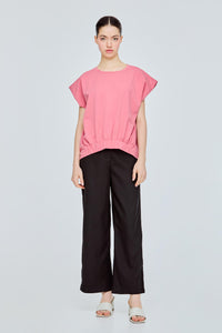 Elasticated Sleeveless Top