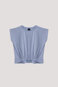Elasticated Sleeveless Top