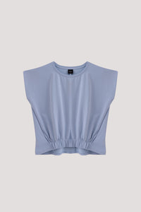 Elasticated Sleeveless Top