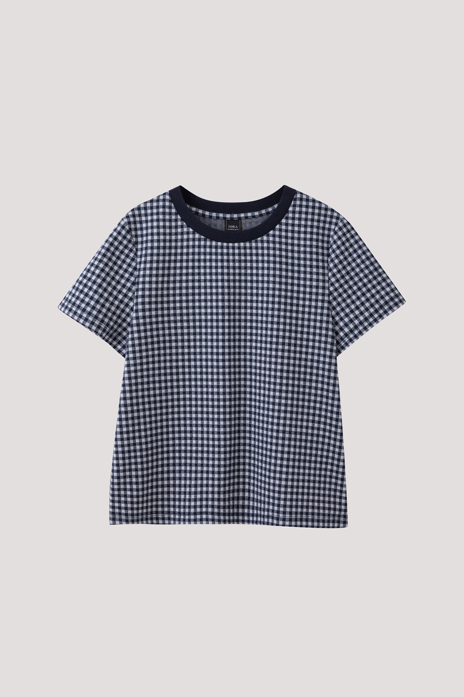 Contrast Colour Checkered Top
