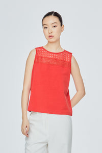 Lacey Yoke Tank Top