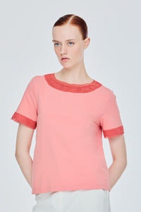 English Lace Trimming Top