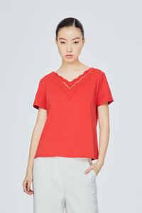 Lacey V-Neck Top