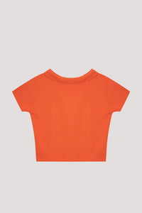 Boxy Roll Collar Tee