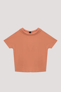 Boxy Roll Collar Tee