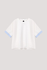 Dropped Shoulder Contrast Tee