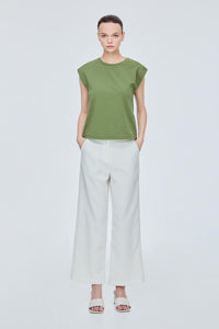 Sleeveless Box Cut Tee