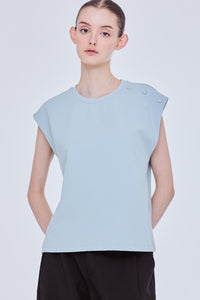 Sleeveless Box Cut Tee