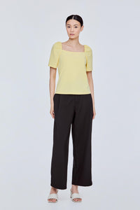 Basic Puffed Sleeve Top