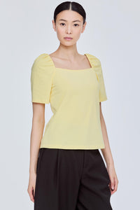 Basic Puffed Sleeve Top