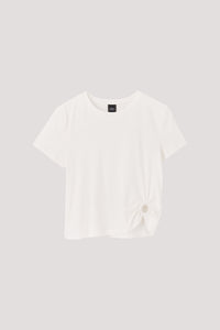 Ribbed Cinched Tee