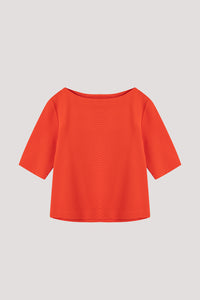 Fine Textured Half Sleeve Top